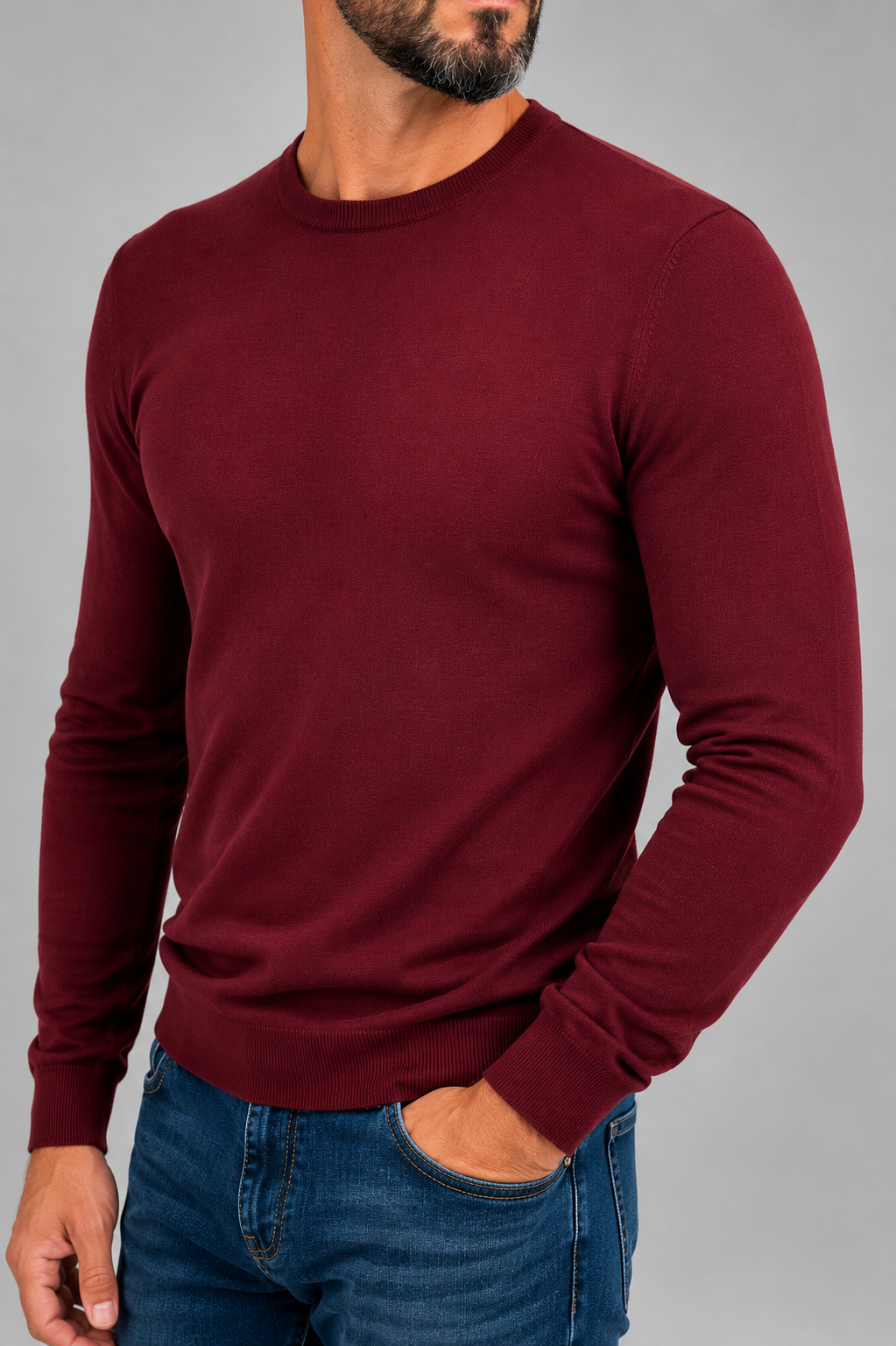 Golfino Girocollo Bordeaux