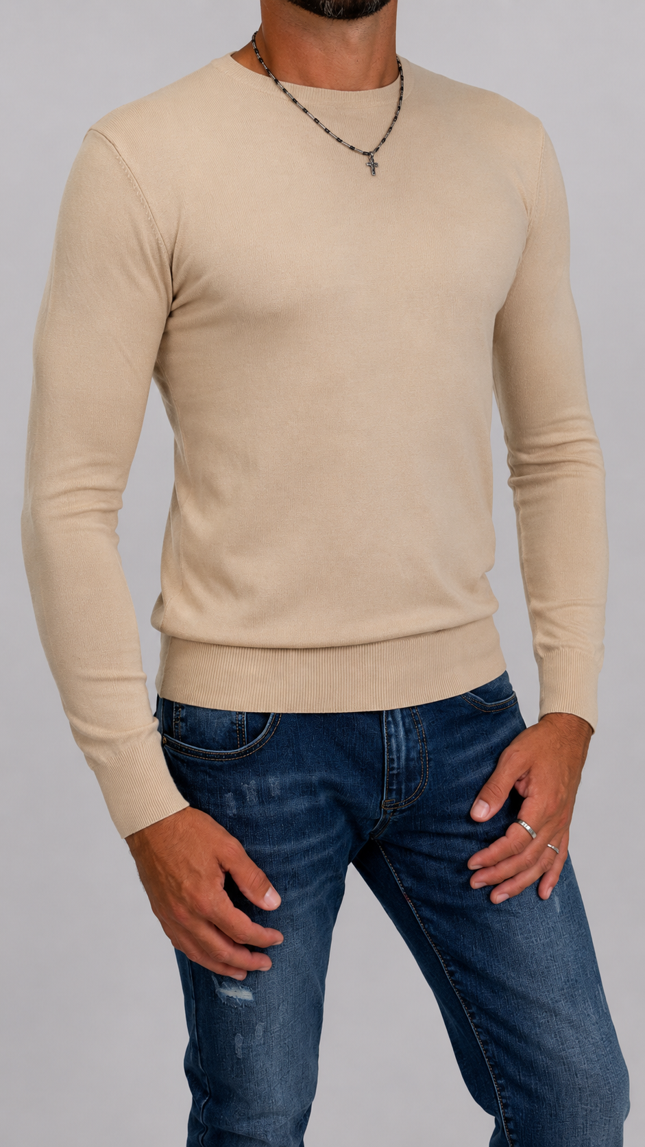 Golfino Girocollo L06 Beige