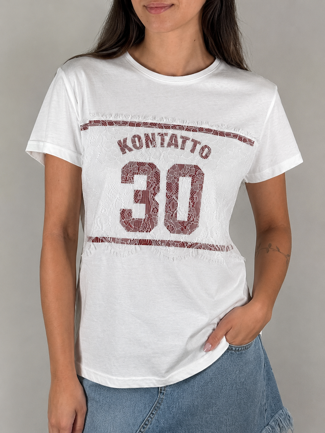 KONTATTO T-Shirt Pizzo Z37