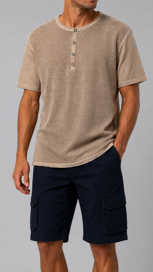 T-shirt Denver Raw Sabbia