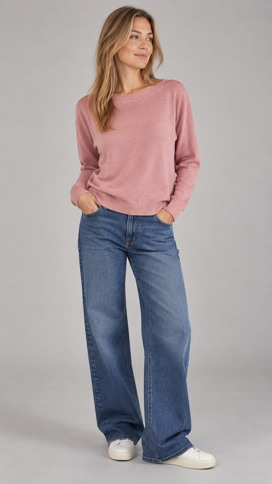 STREET ONE Maglia Scollo Barca Rosa
