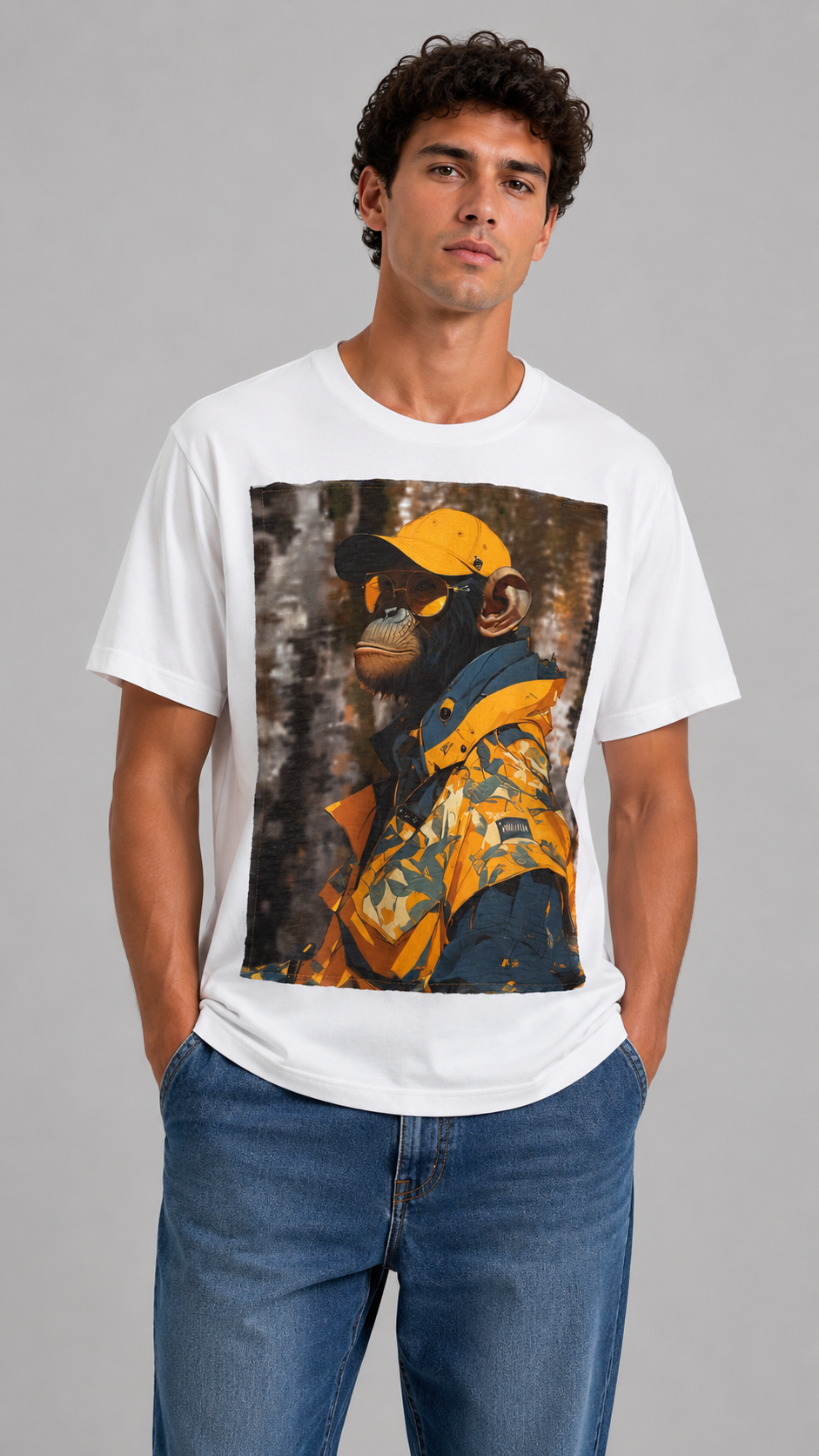 3.9 Tshirt Scimmia