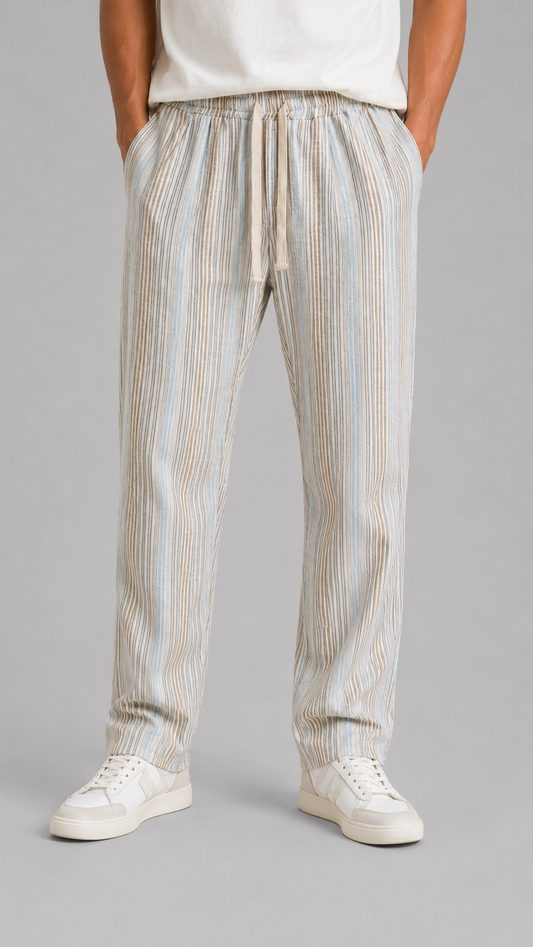 3.9 Pantalaccio Righe Beige