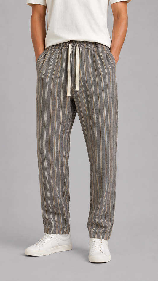 3.9 Pantalaccio Righe Marrone