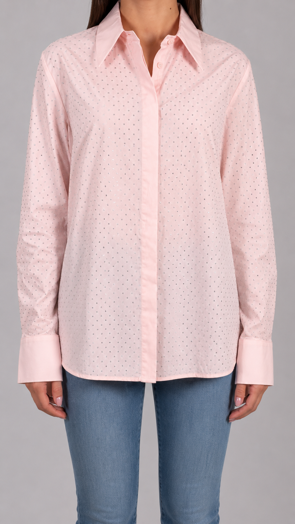 LiuJo OUTLET Camicia Strass B02