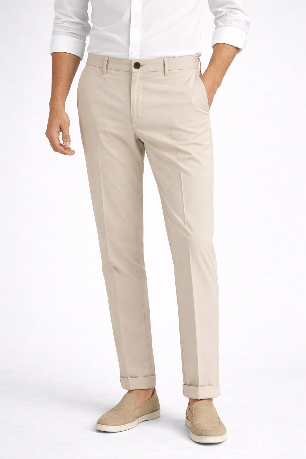 IMPERIAL Pantalone Beige Chiaro