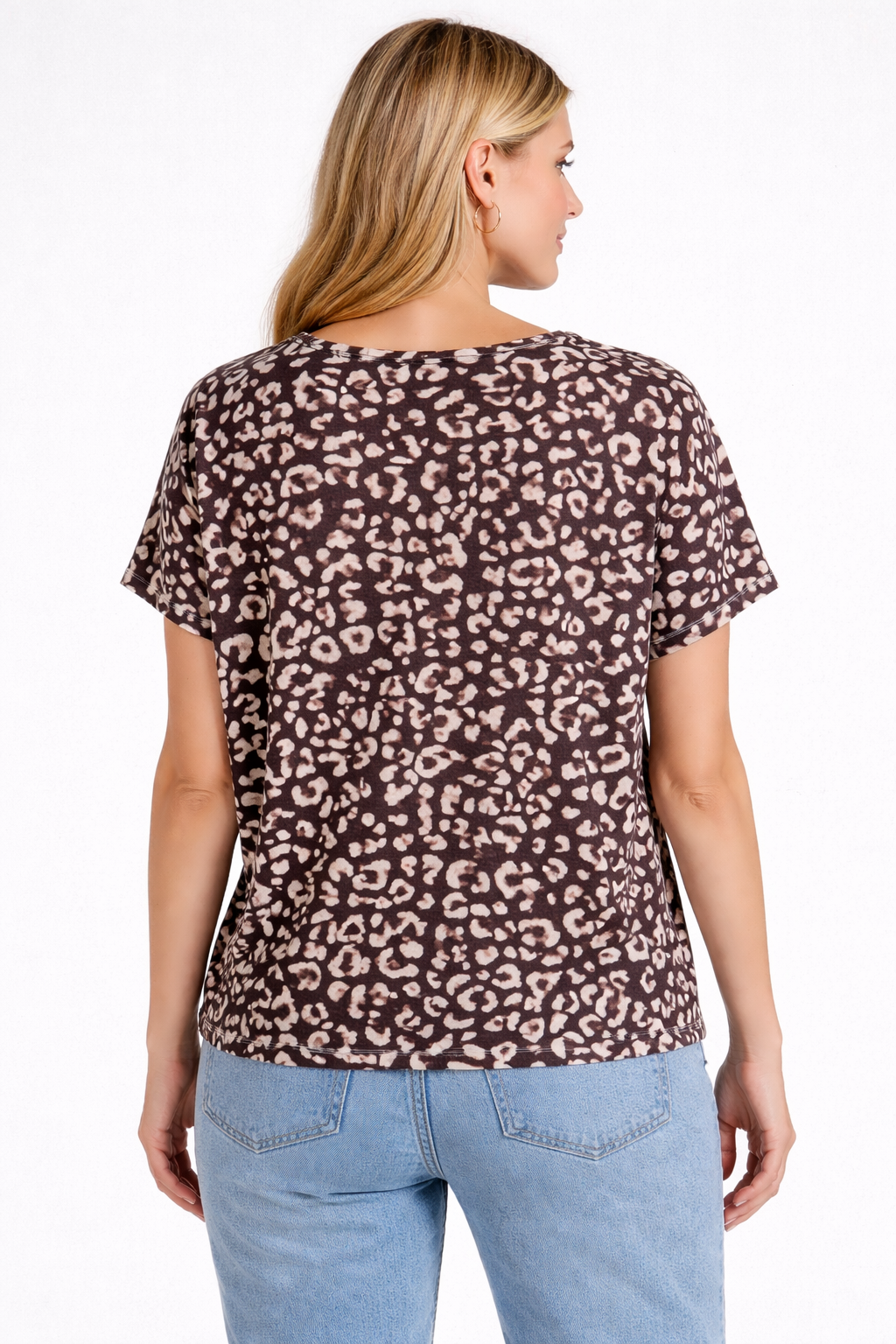 CECIL Tshirt Animalier Burgundy