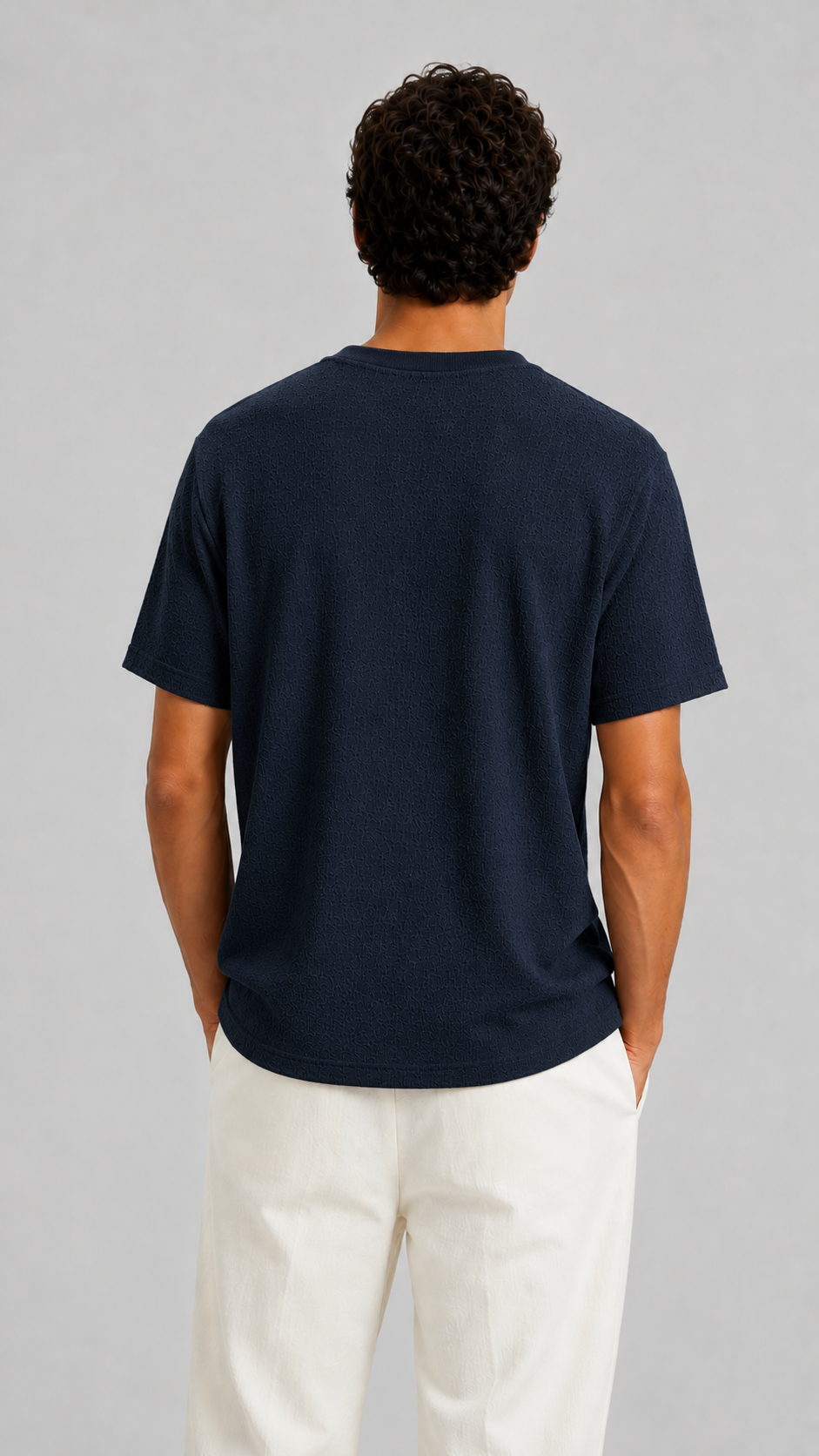 3.9 Tshirt Blu in Maglia