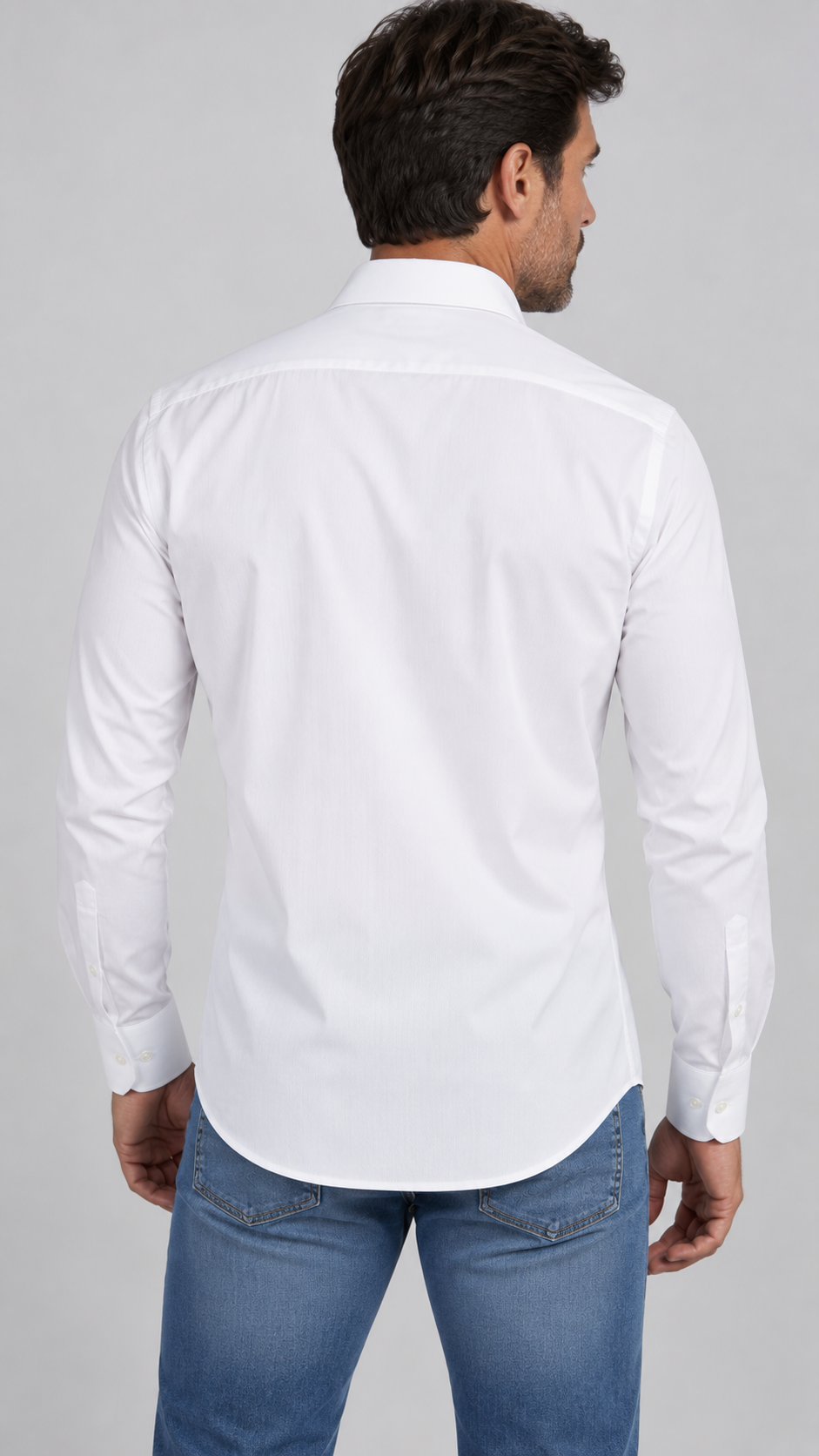 BOSTON Camicia Slim Fit Bianca