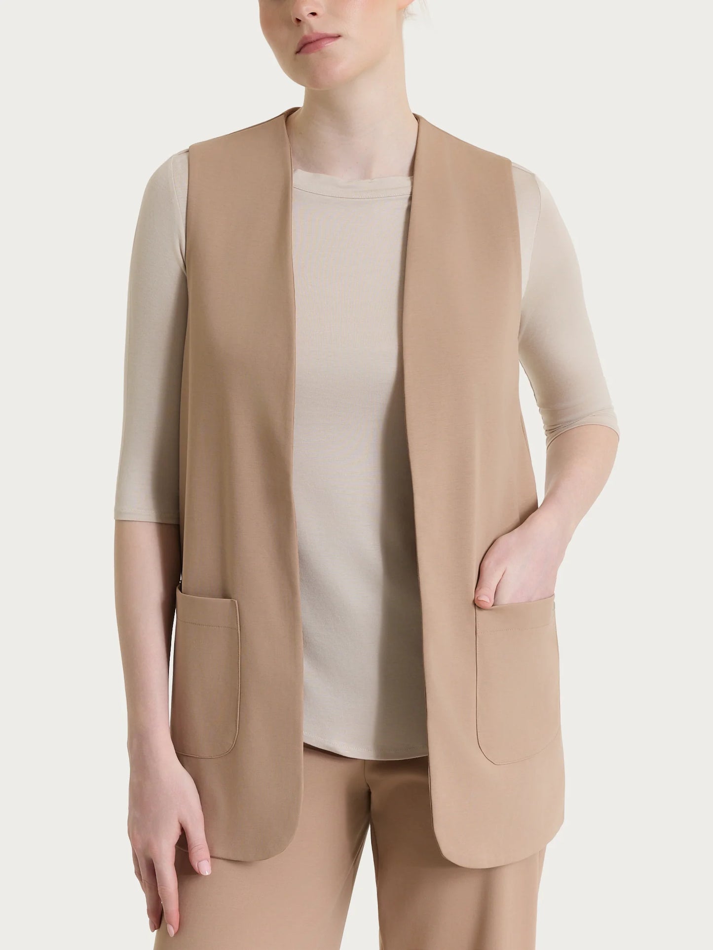 RAGNO Gilet Beige