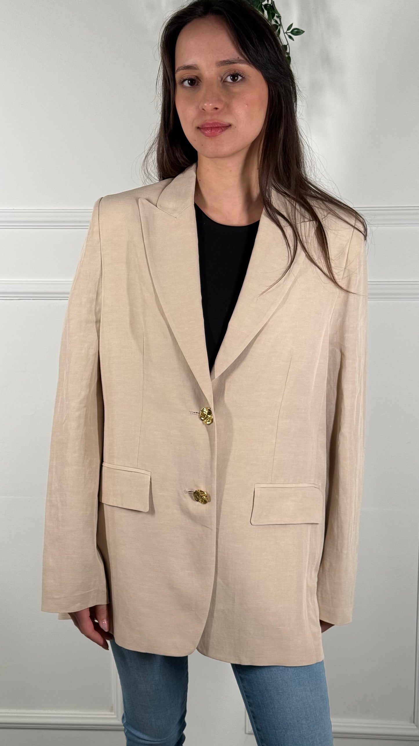 FINE SERIE LiuJo OUTLET Giacca Lino A42