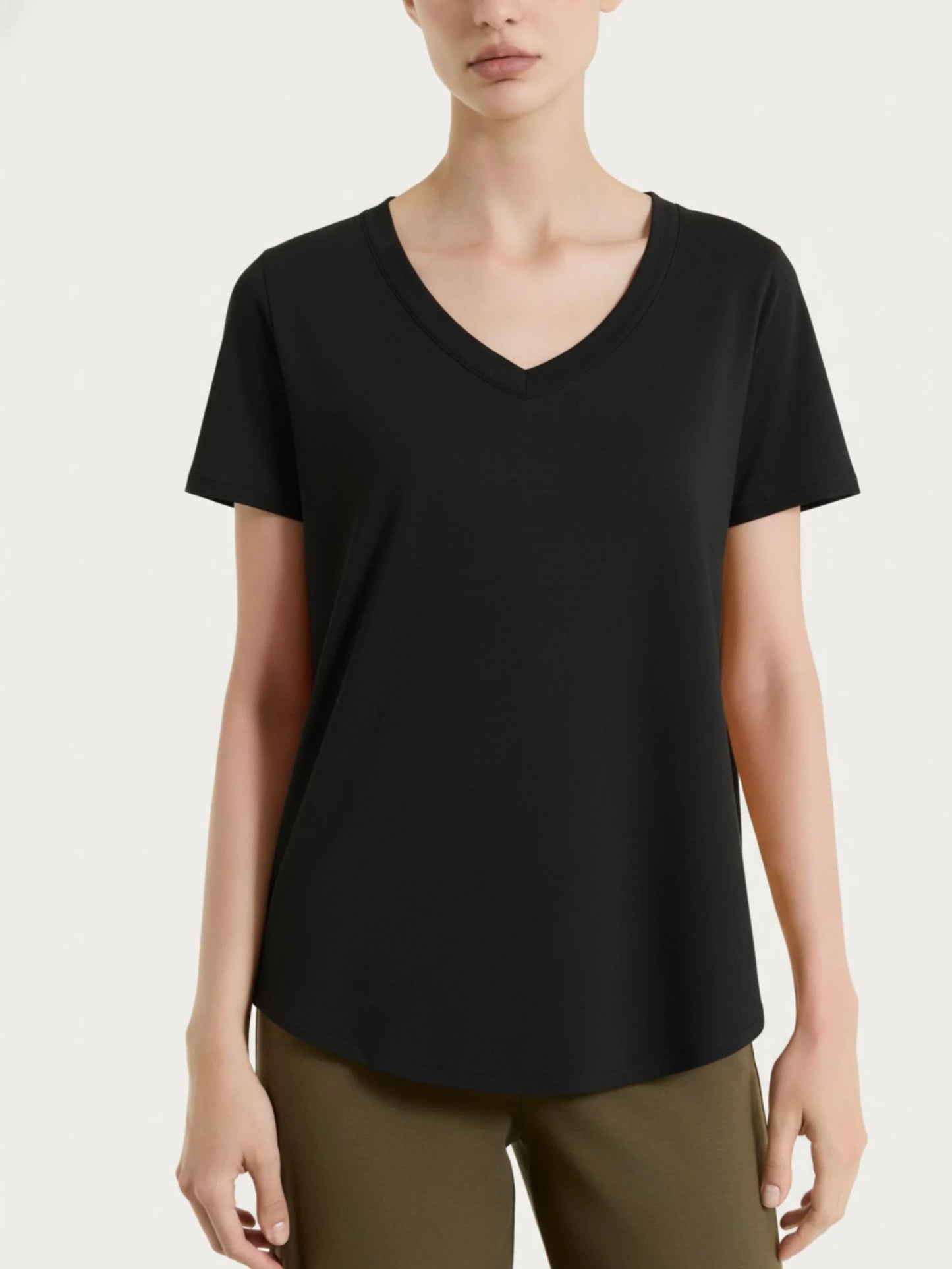 RAGNO T-shirt V Nera