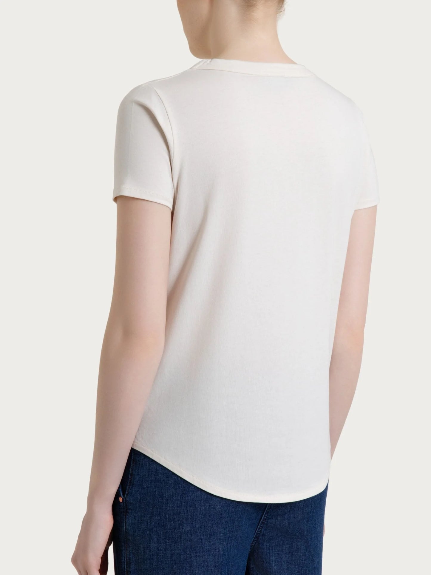RAGNO T-shirt V Panna