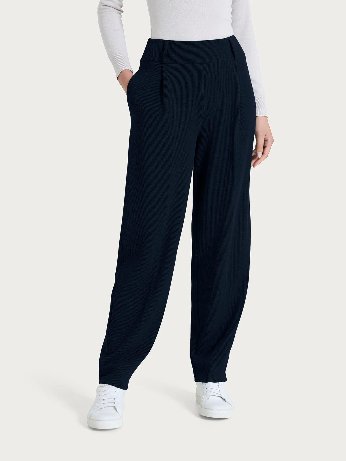RAGNO Pantaloni Carota Velvet Blu
