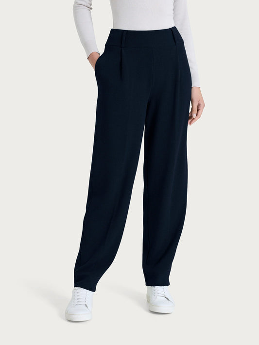 RAGNO Pantaloni Carota Velvet Blu