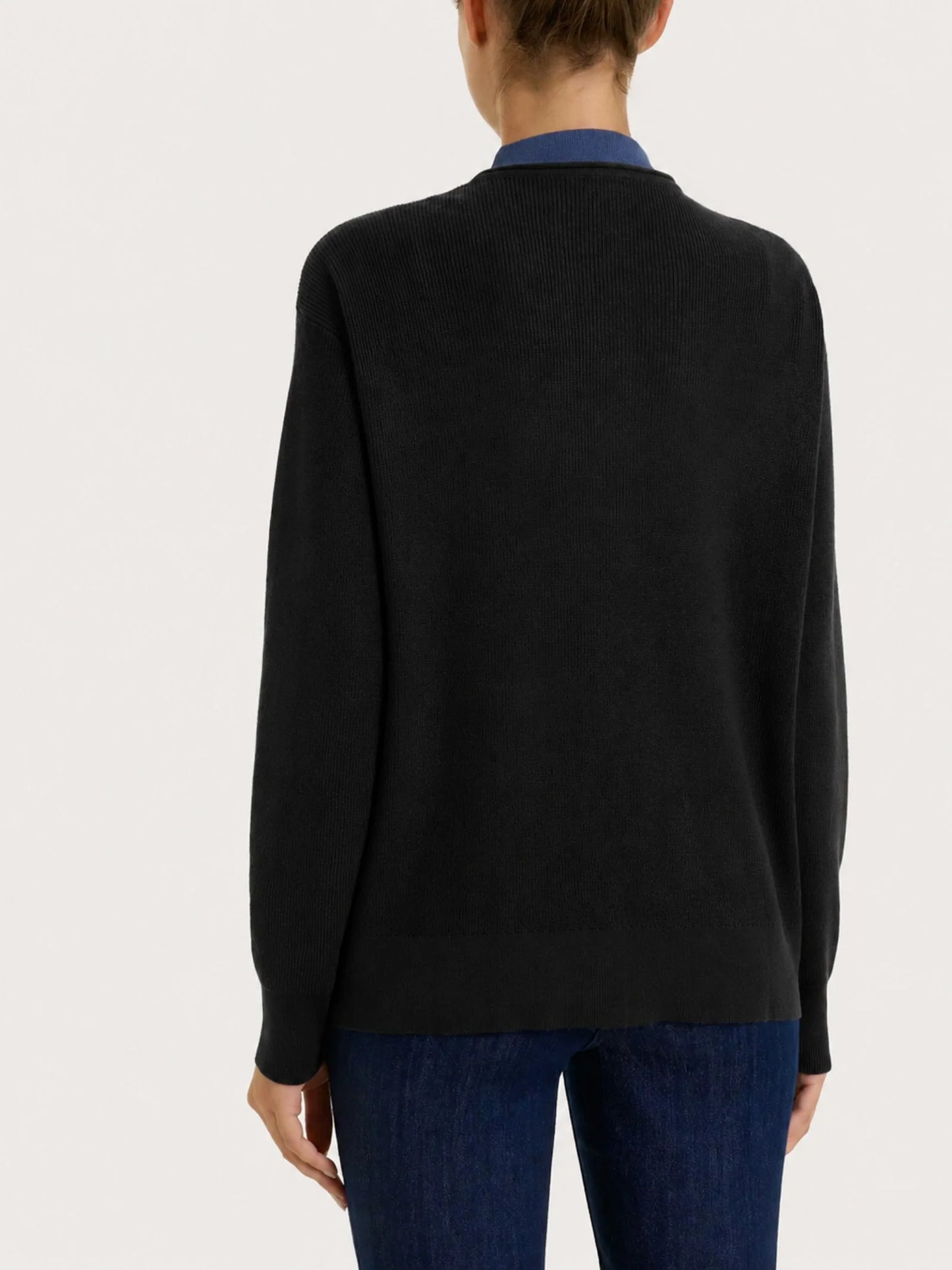 RAGNO Cardigan Scollo V Nero