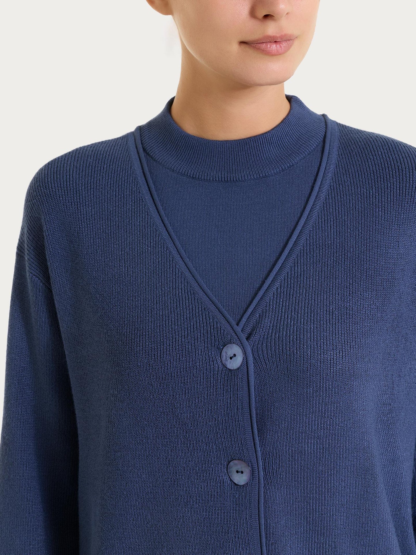 RAGNO Cardigan Scollo V Oceana