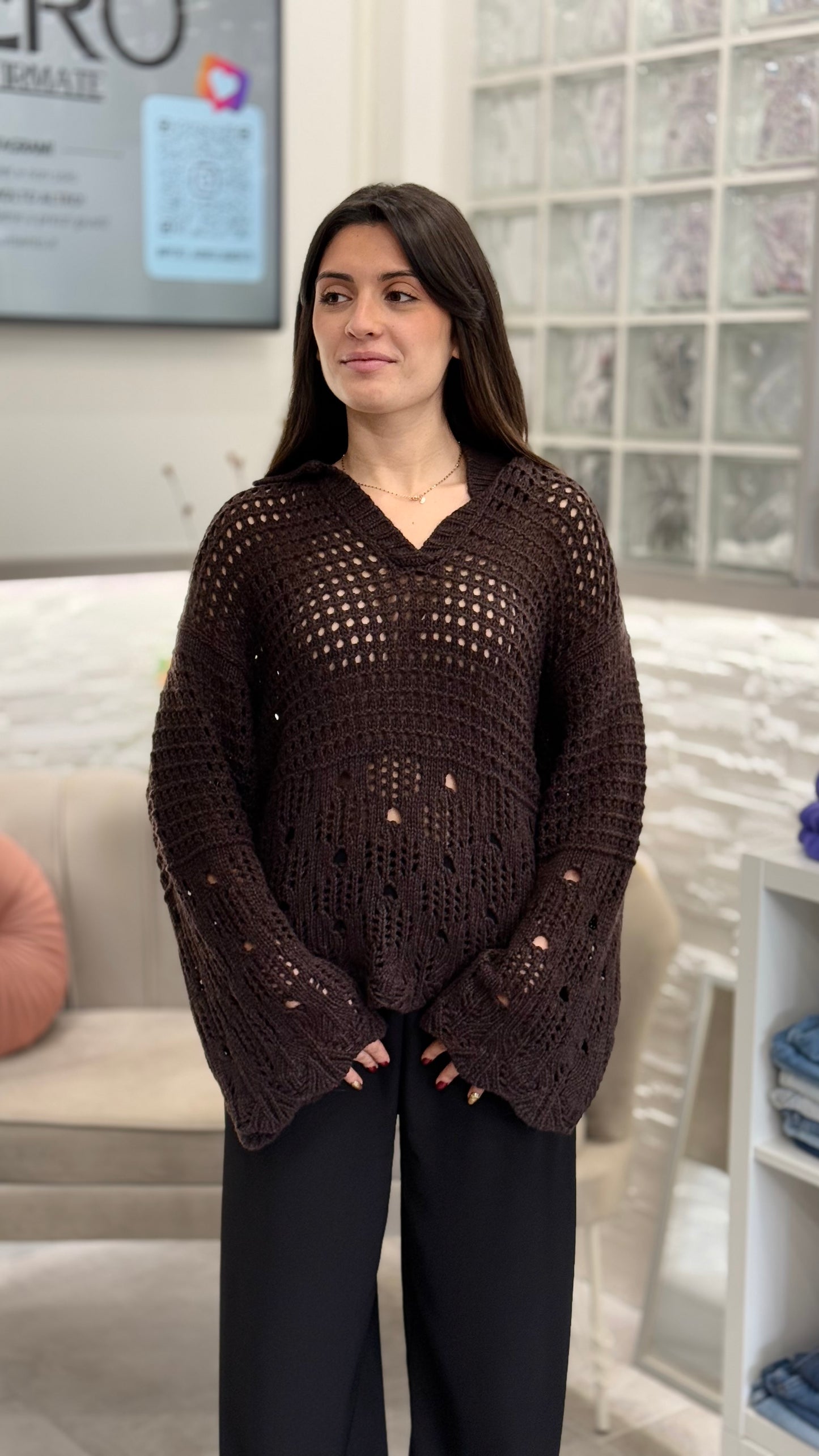 Vicolo OUTLET Maglione Traforato