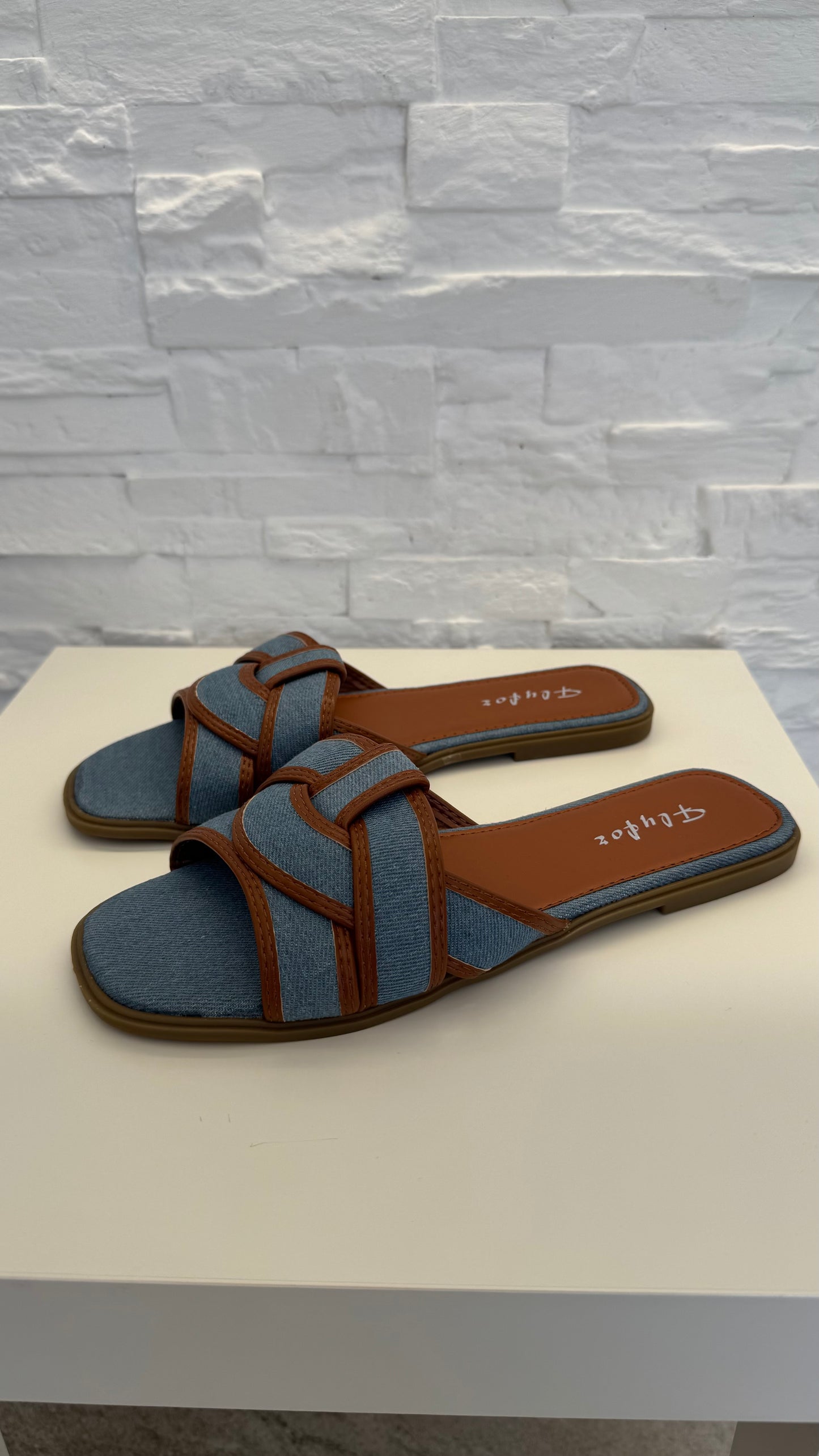 Ciabattina denim M9