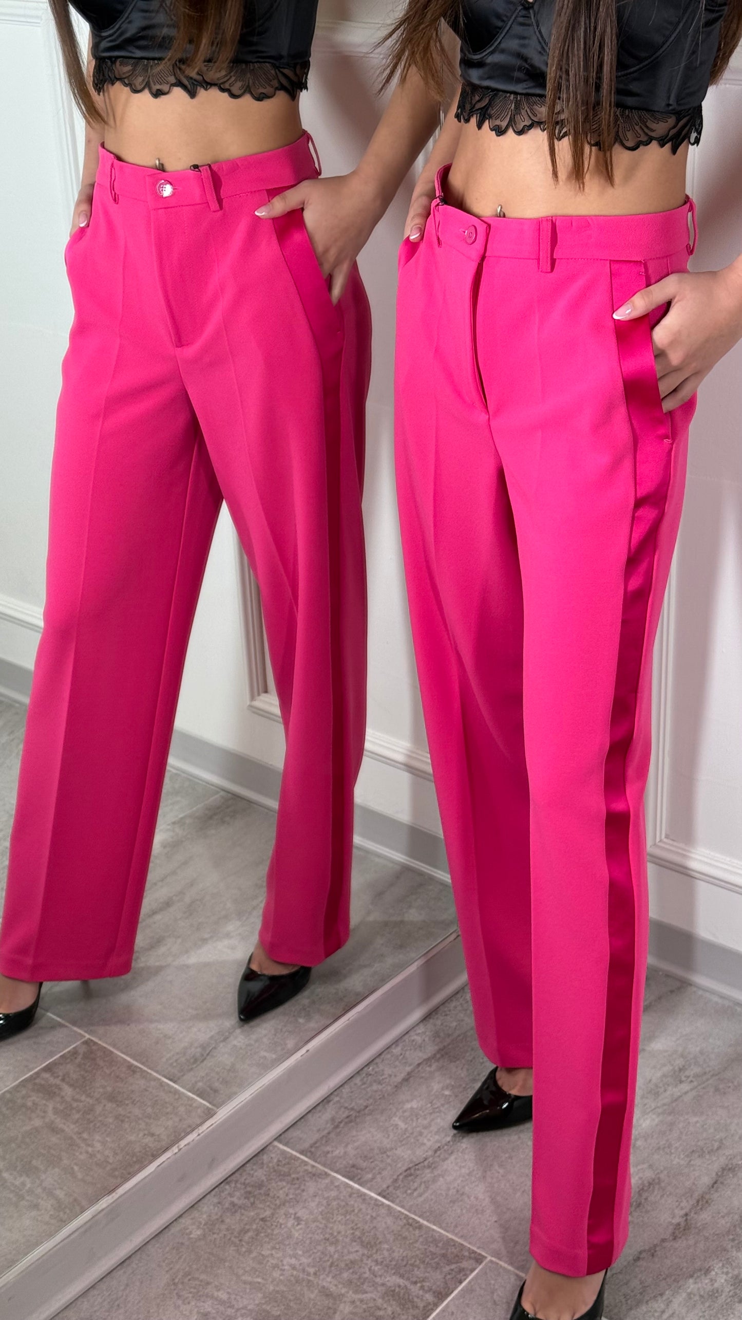 Vicolo OUTLET Panta Pink B04