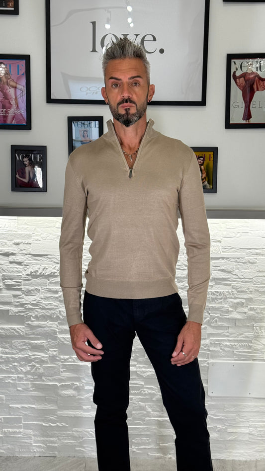Golfino con zip L07