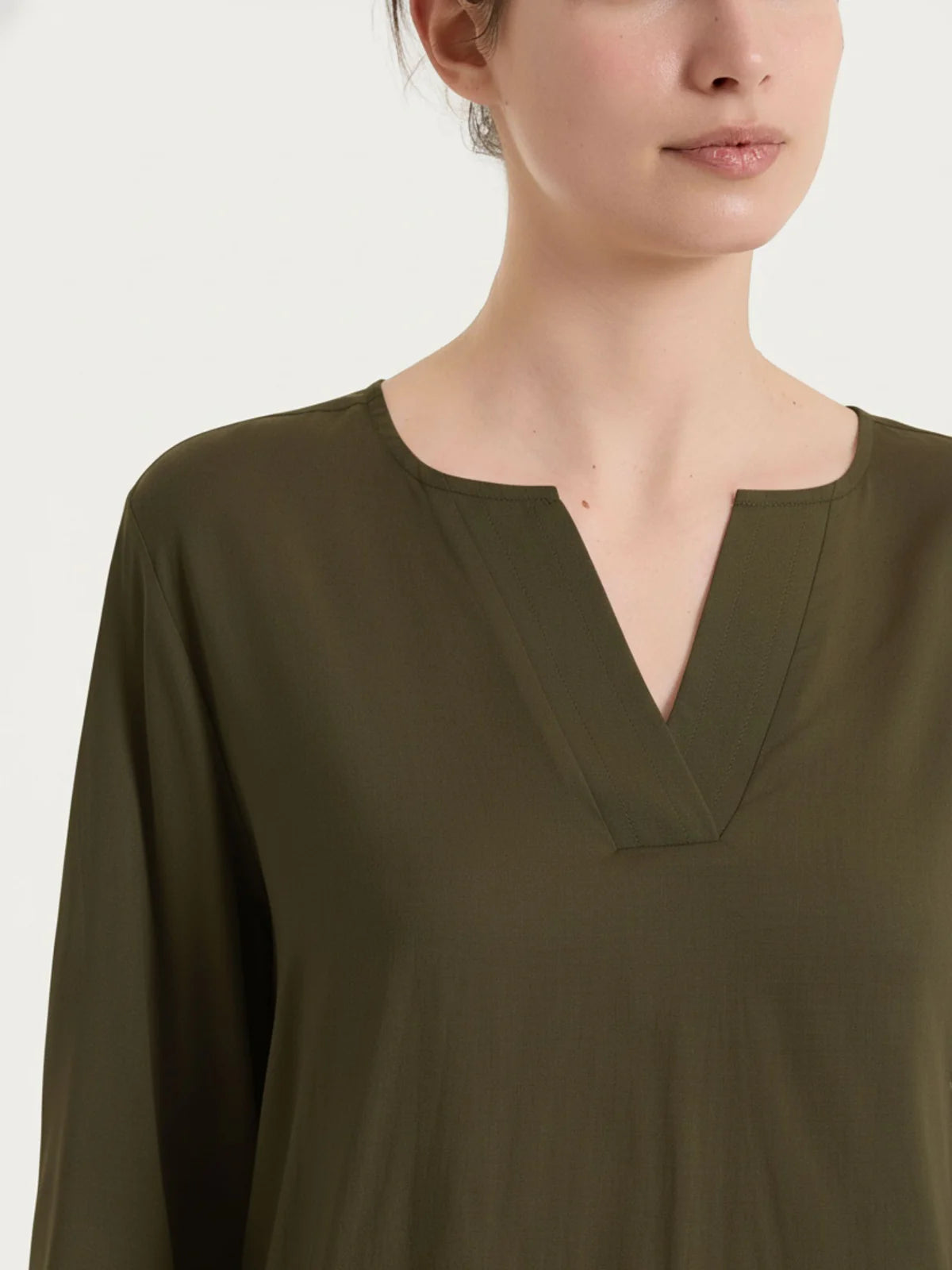 RAGNO Camicia Manica 3/4 Oliva