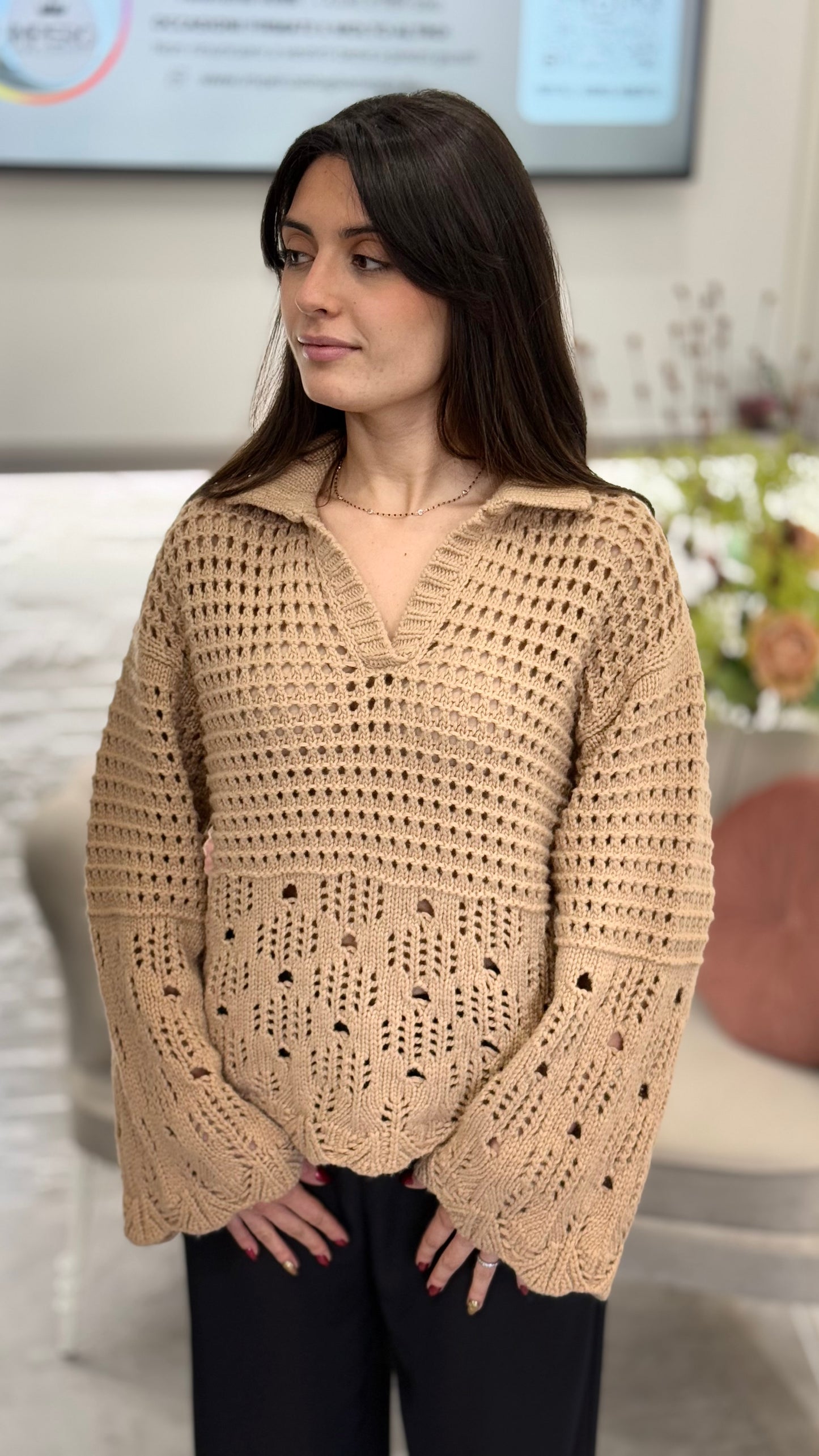 Vicolo OUTLET Maglione Traforato