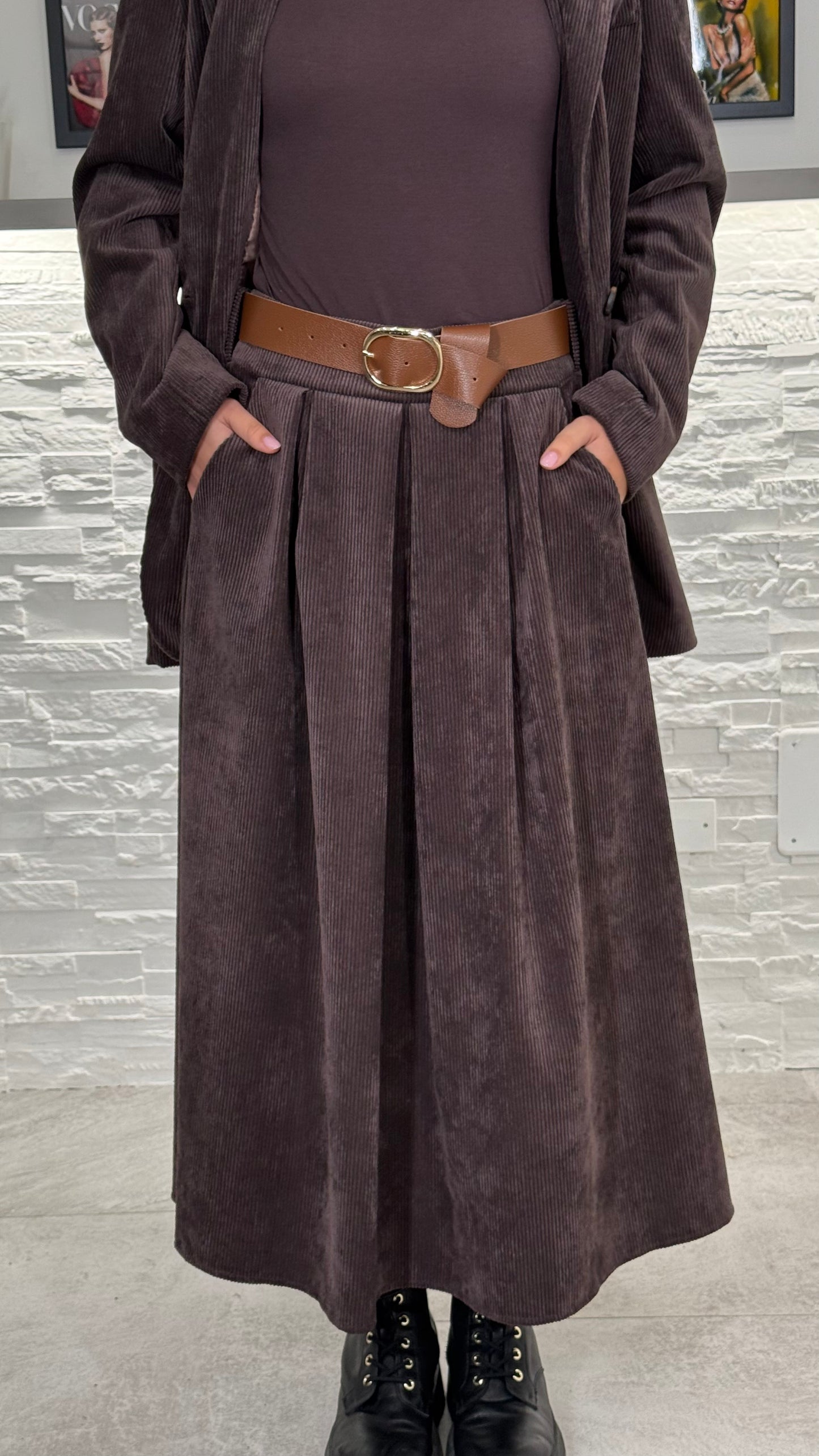 Todami Gonna Velluto Z85