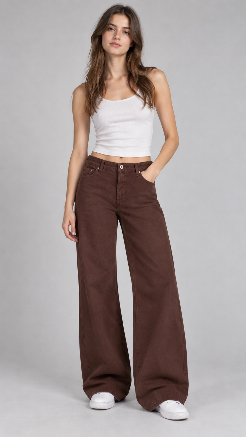 PLEASE Denim Palazzo
