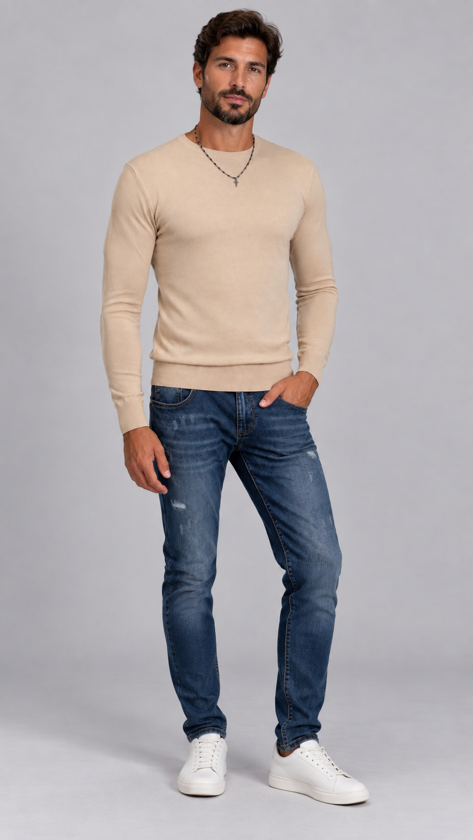 Golfino Girocollo L06 Beige