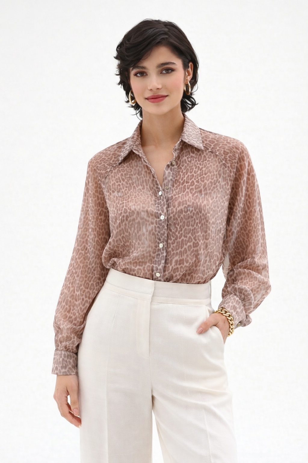 RINASCIMENTO Camicia Animalier