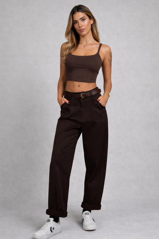 IMPERIAL Pants Carrot Testa di moro