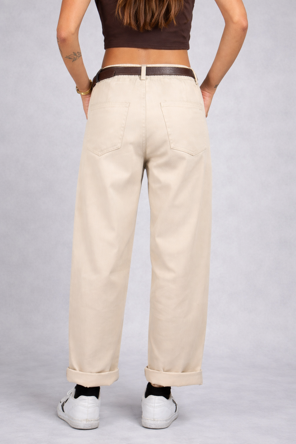 IMPERIAL Pants Carrot Avorio