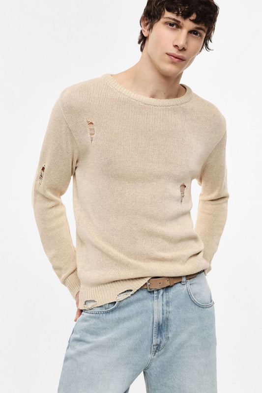 IMPERIAL Pullover Raw Beige