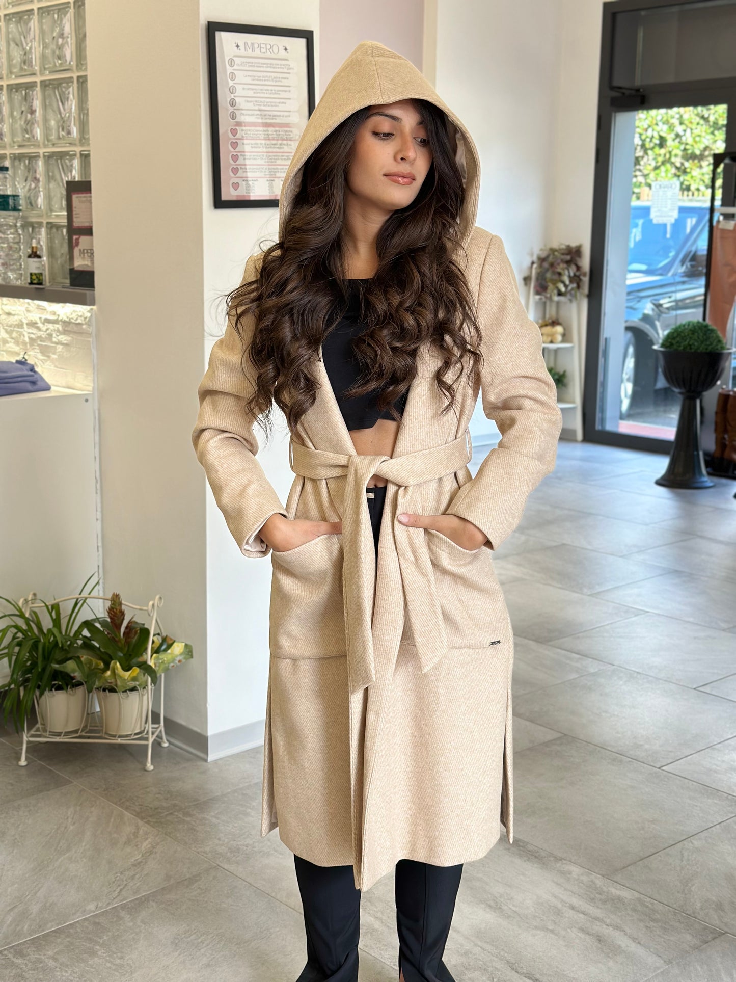 Fracomina OUTLET Cappotto Cappuccio