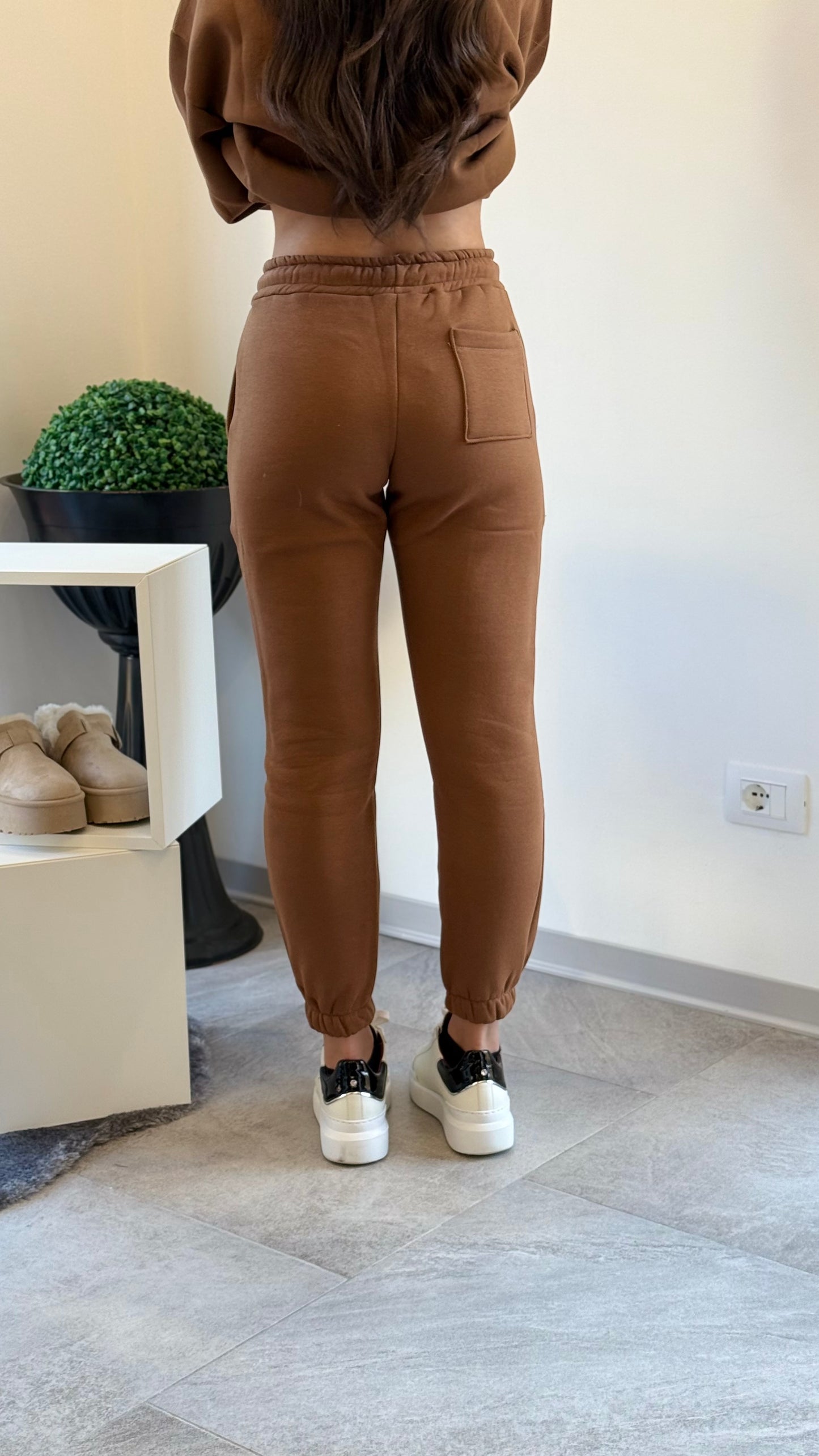 Yoki Tuta Felpata Marrone