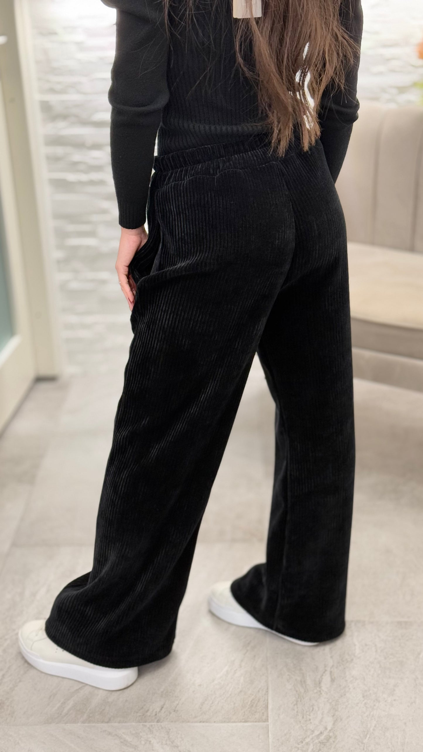 A.R. Pantaloni Simil Velluto