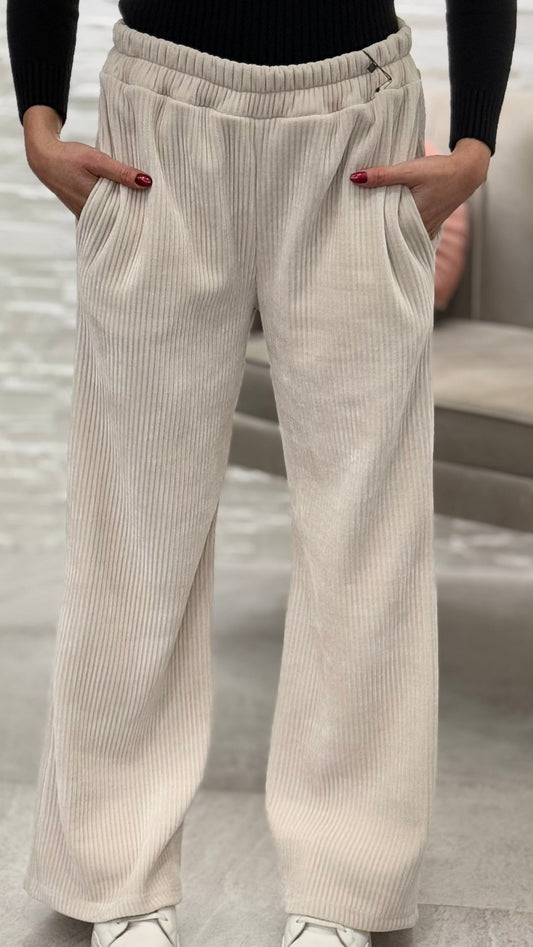 A.R. Pantaloni Simil Velluto