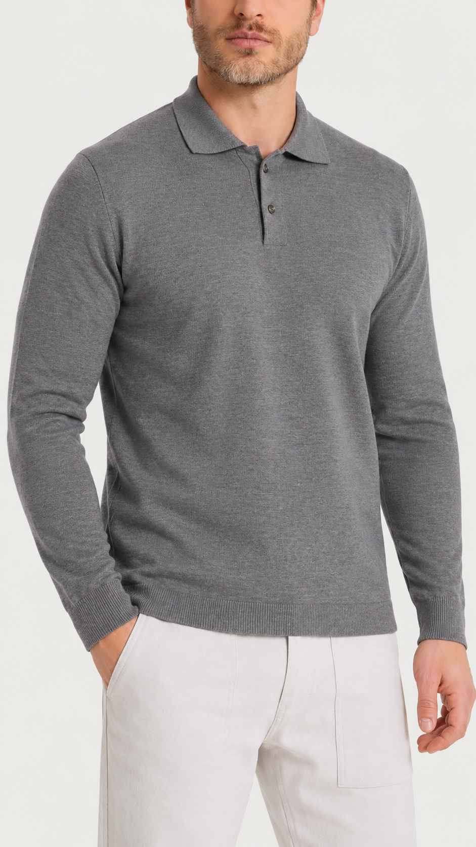 RAGNO Maglia Polo Grigia