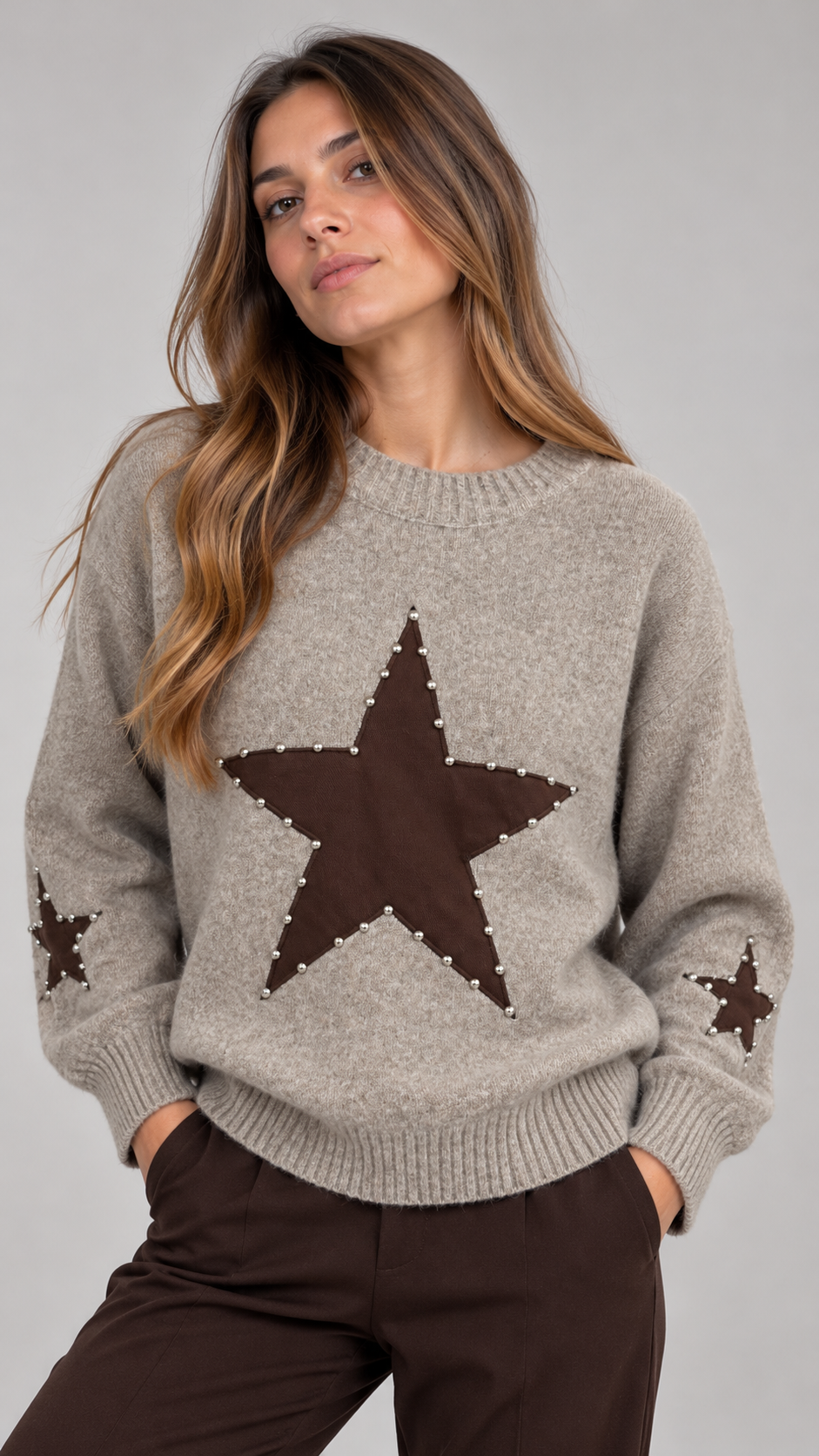 Maglioncino Star Beige