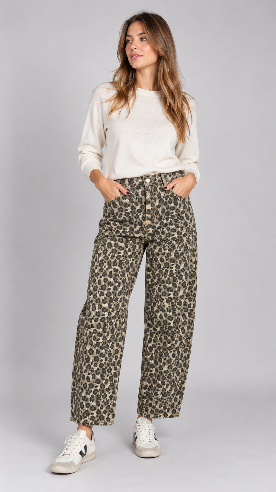 Jeans Animalier Wide