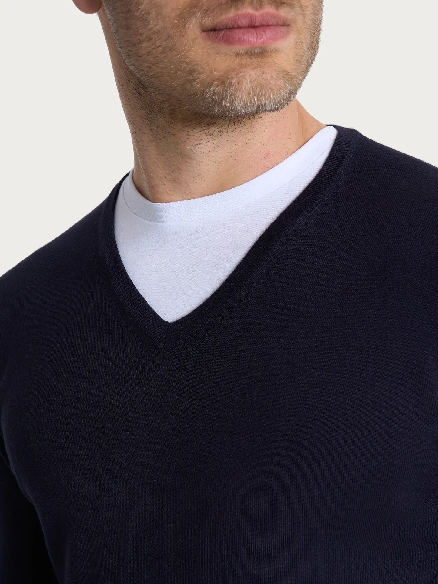 RAGNO Maglioncino Scollo V Blu Navy