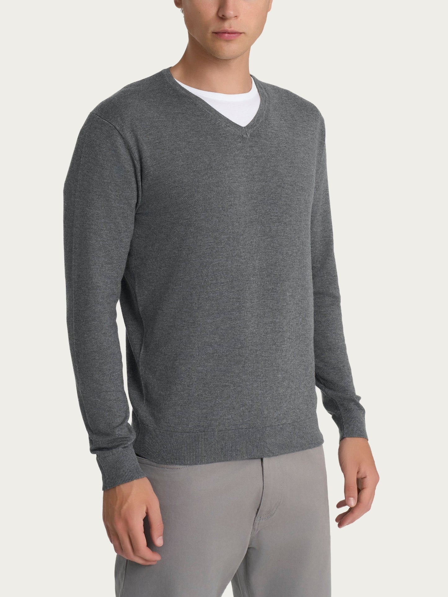 RAGNO Maglioncino Scollo V Grigio