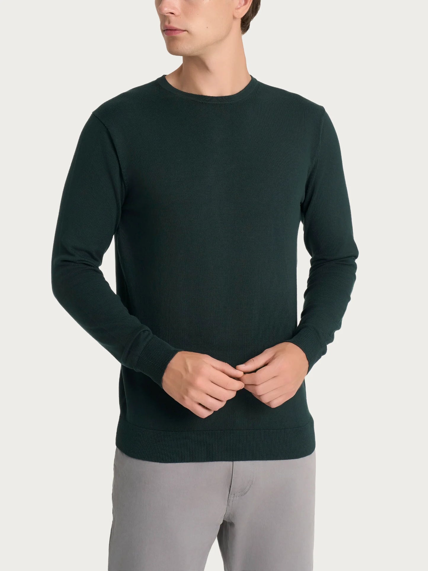 RAGNO Golfino Girocollo Verde Pino