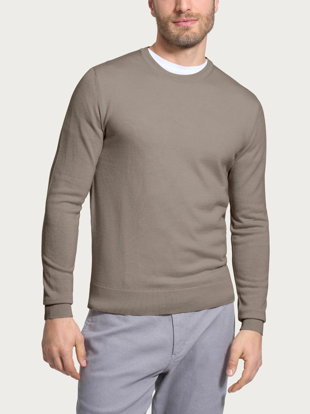 RAGNO Girocollo Lana Merino Beige