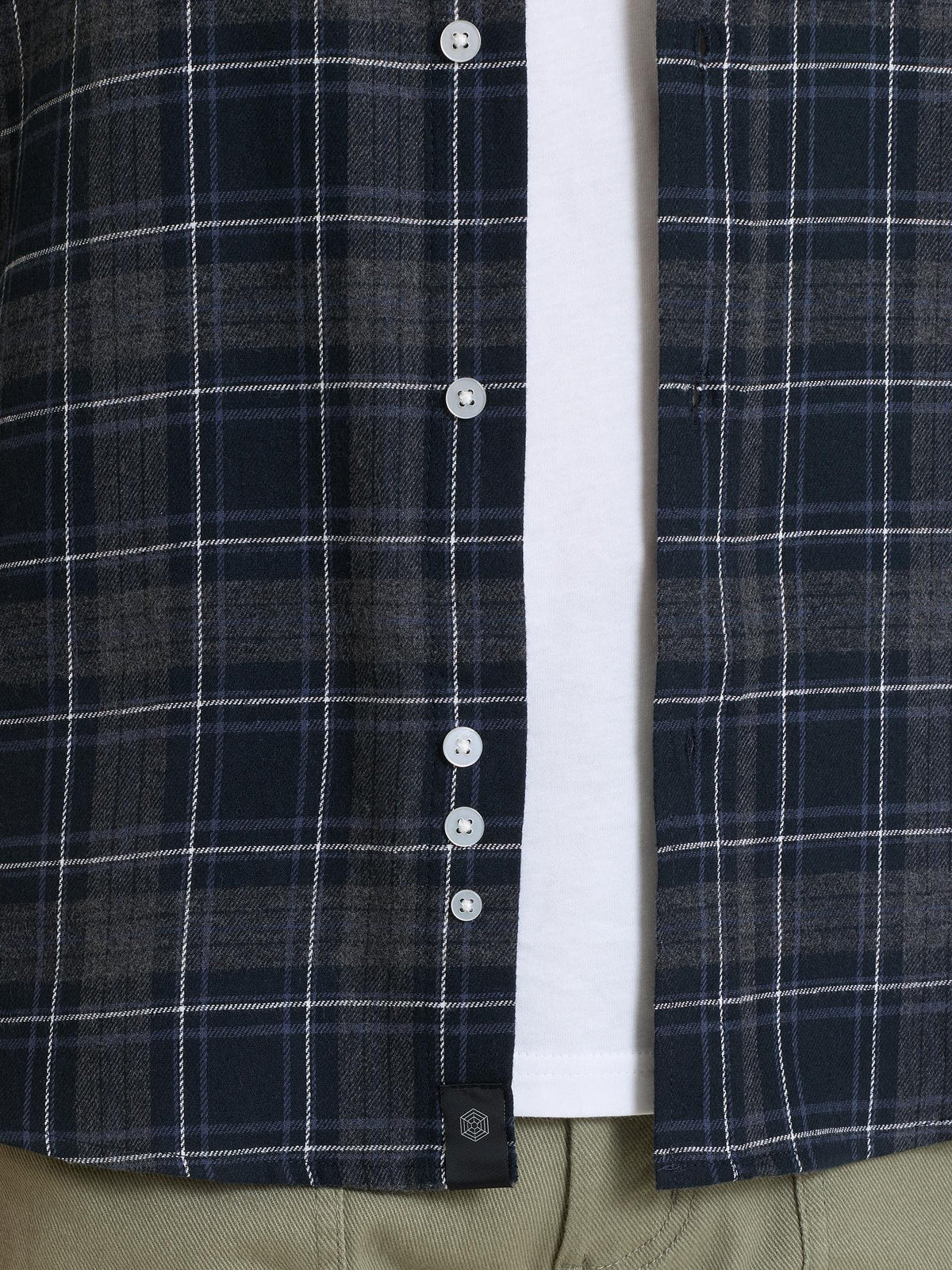 RAGNO Camicia Flanella Tartan Blu