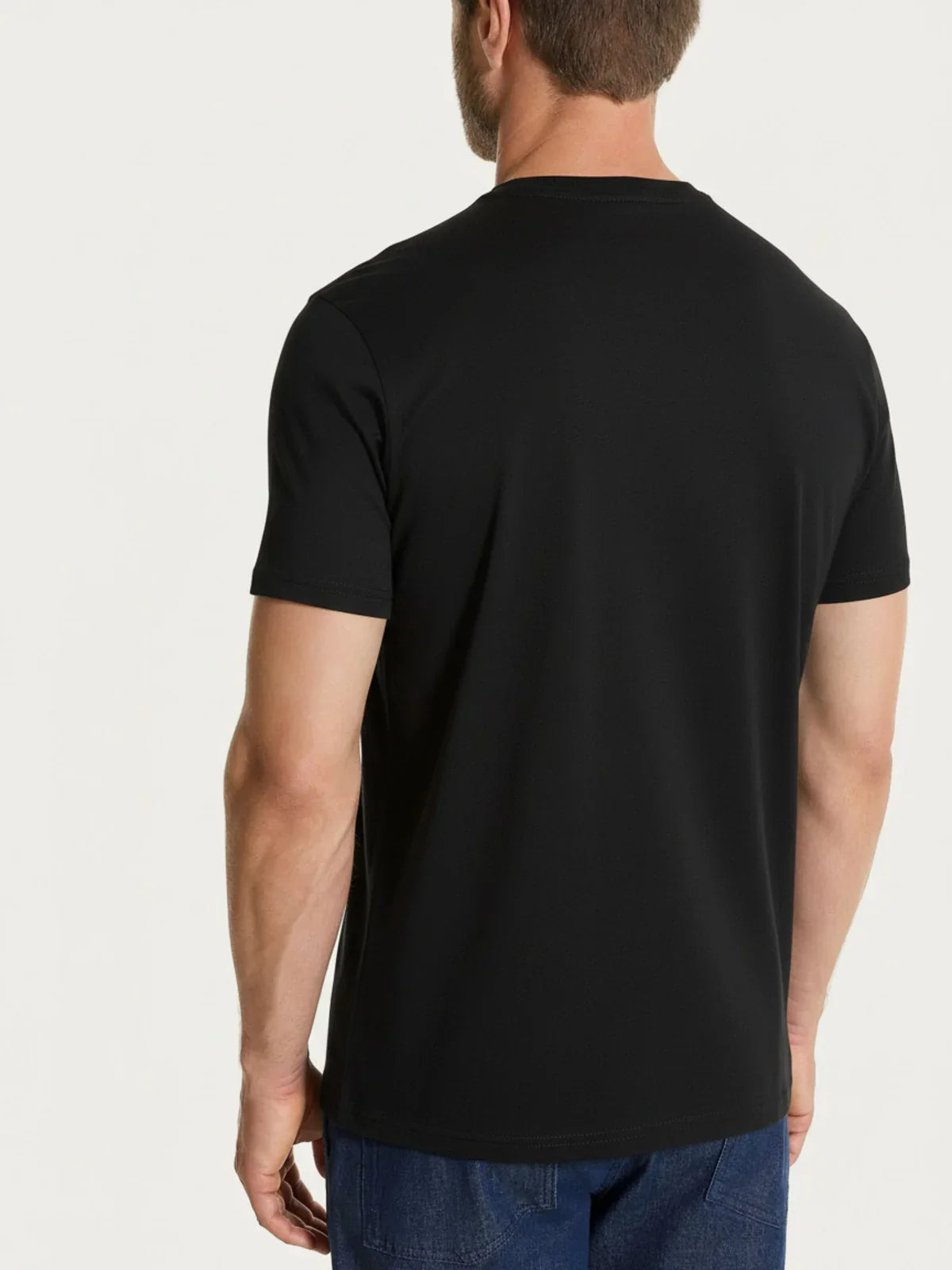 RAGNO Maglia Manica Corta Nera