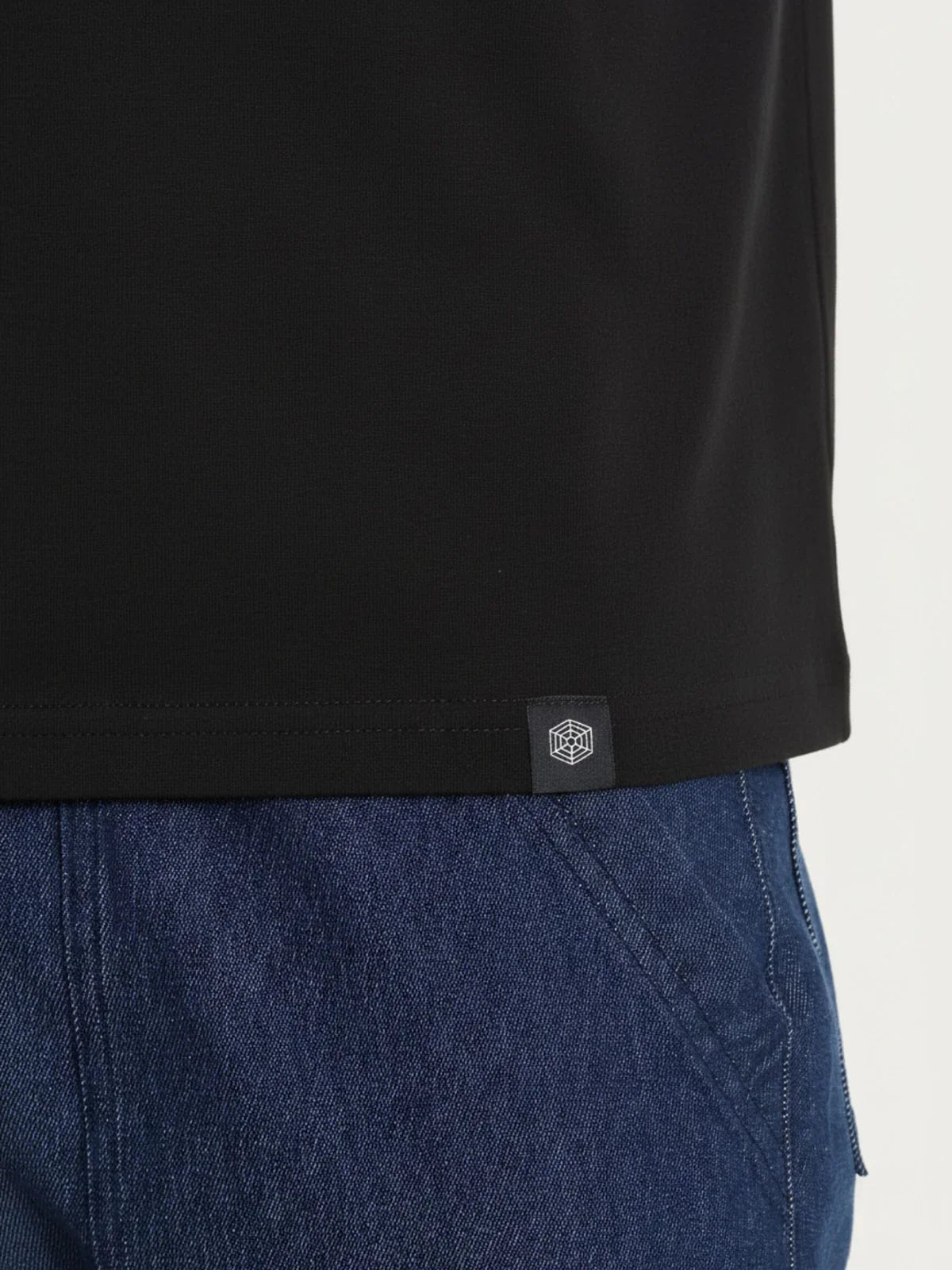 RAGNO Maglia Manica Corta Nera