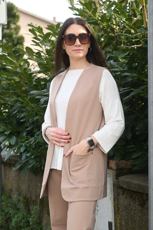 RAGNO Gilet Beige